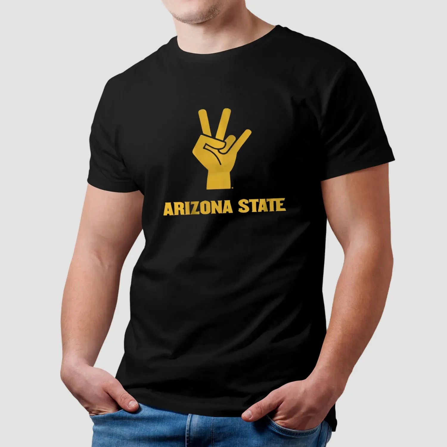 Arizona State Sun Devils Forks Up Hand Sign T Shirt