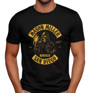Mason Miller The Reaper San Diego Padres Signature T shirt