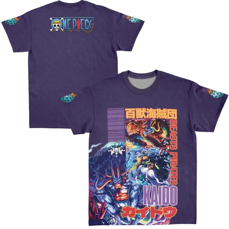 Beasts Pirates Kaido V2 One Piece Streetwear T-Shirt