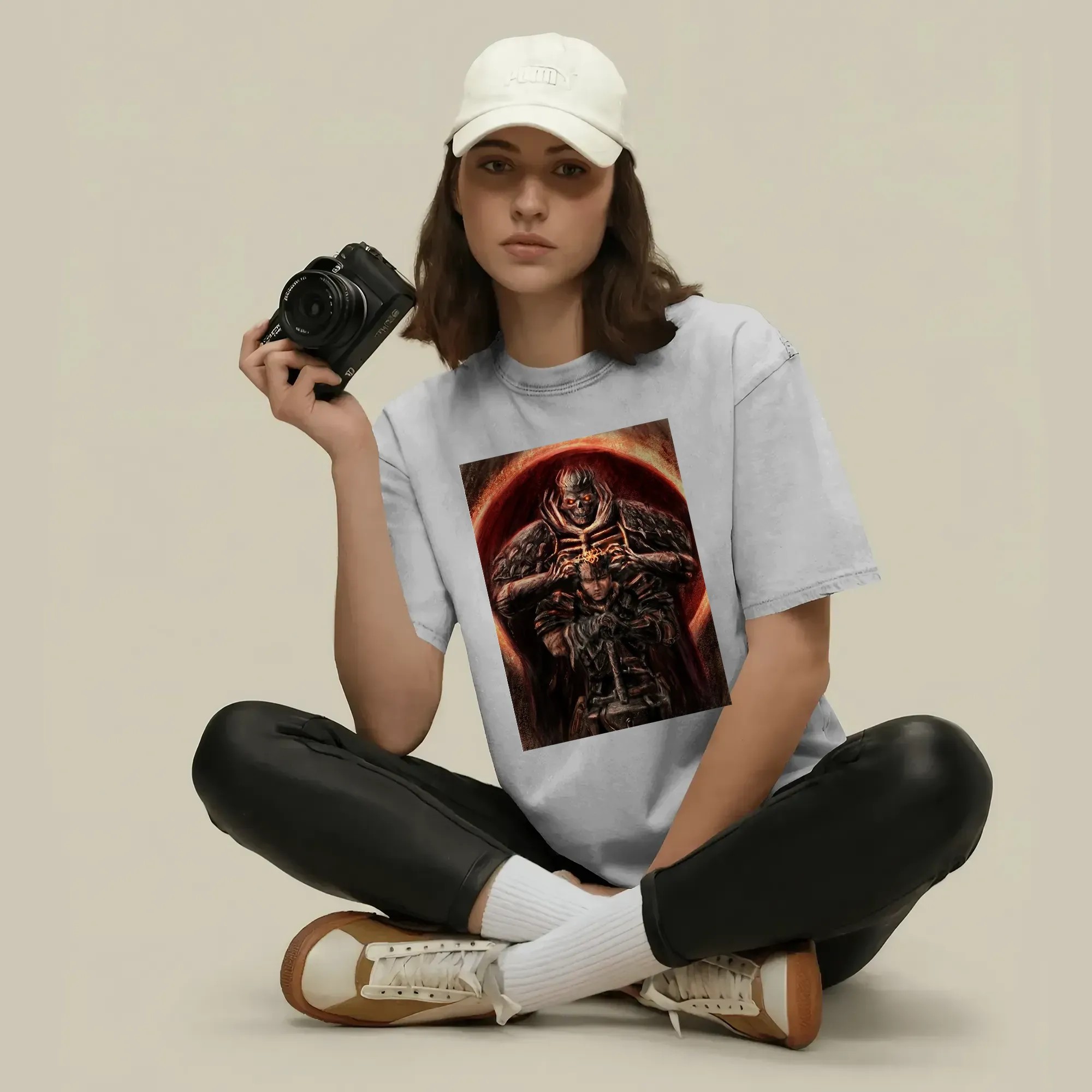 Berserk Guts Berserker Armor Dark Demon Control Manga Graphic T Shirt