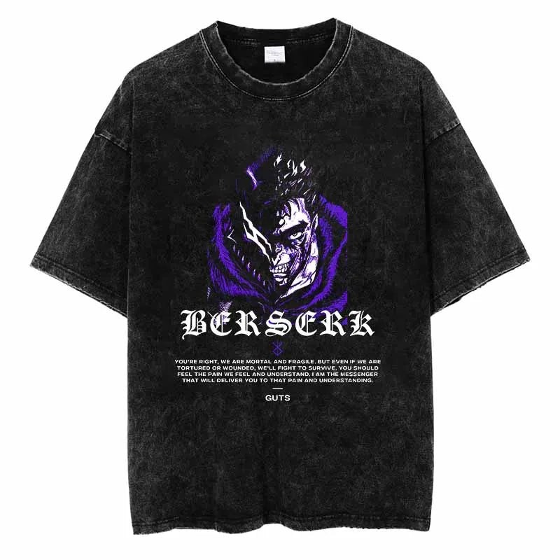 Berserk Guts You Should Feel The Pain We Feel And Understand Anime Quote T Shirt