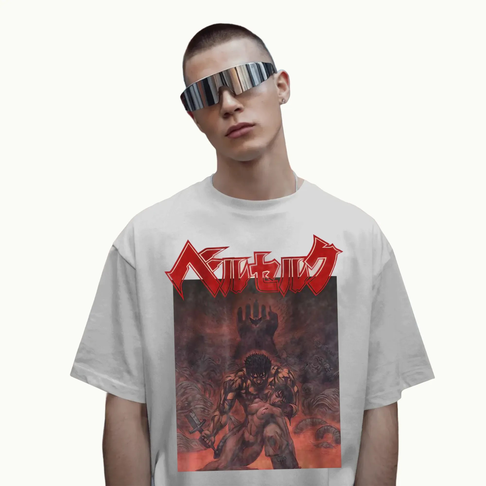 Berserk Guts and Casca Eclipse Sacrifice Scene Dark Edition T Shirt