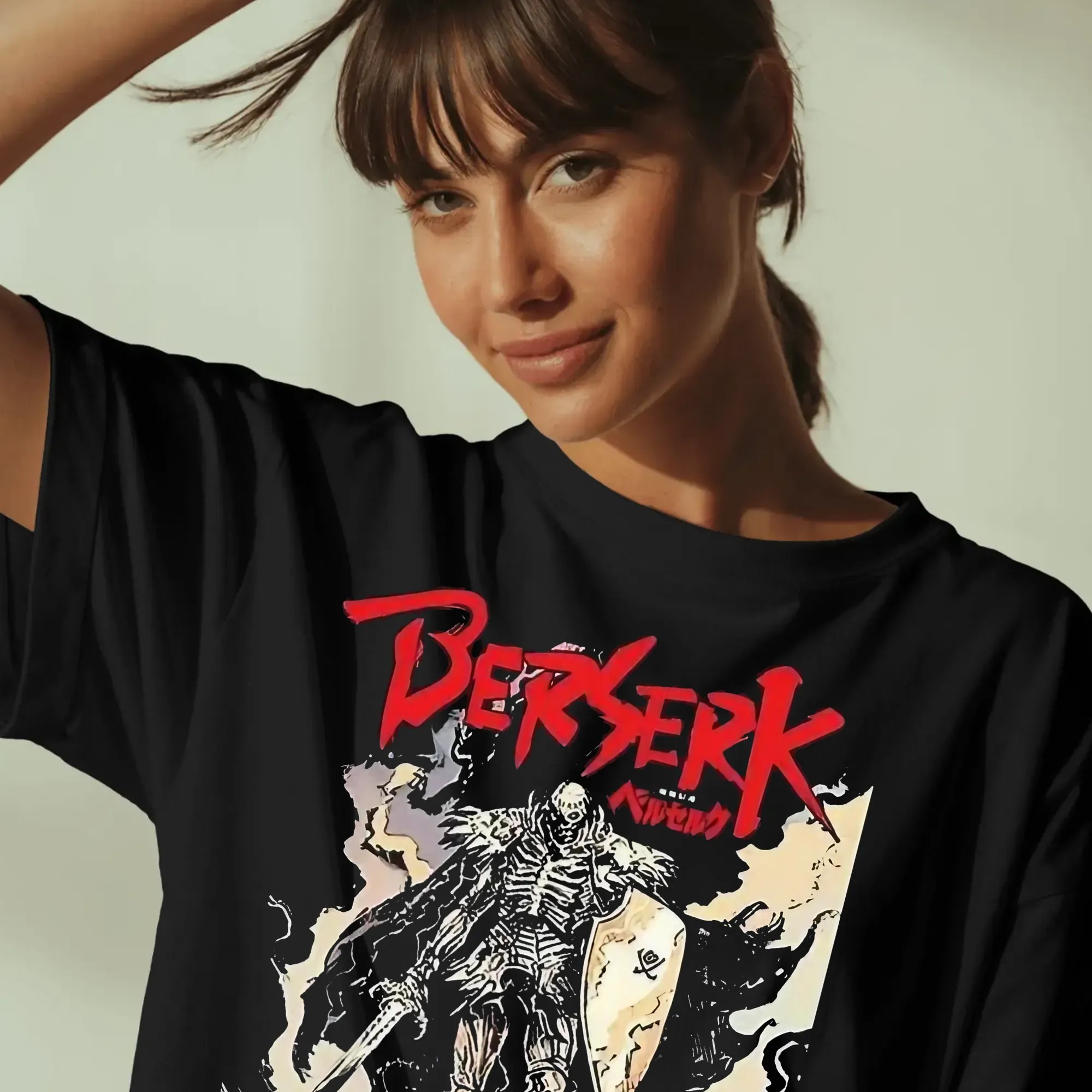 Berserk Skull Knight In This World We Are Nothing More Than Shadows Quote Anime T Shirt