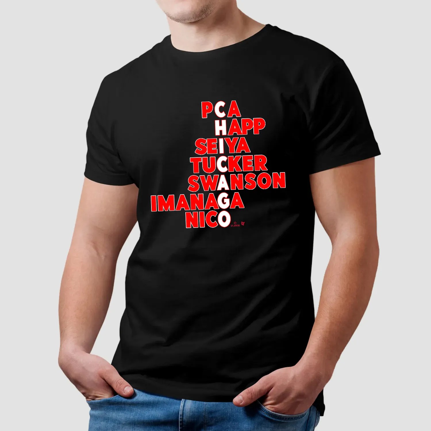 Chicago Cubs Baseball Names Pca Happ Seiya Tucker Swanson Imanaga Nico 2025 T Shirt