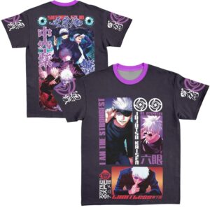 Satoru Gojo V3 Jujutsu Kaisen Anime T Shirt