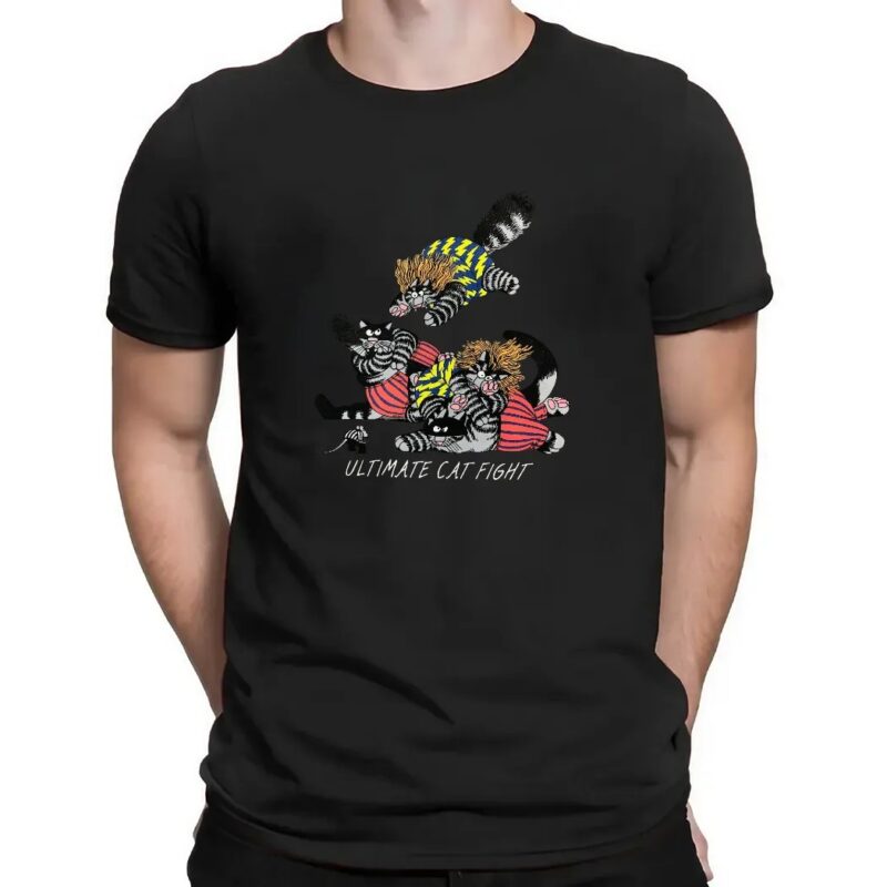 Crazy Shirt B Kliban Ultimate Cat Fight Hawaii Vintage T Shirt