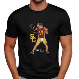 USC Football Jayden Maiava Superstar Pose Signature T Shirt