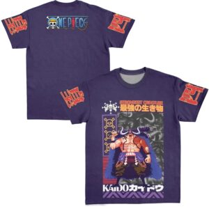 Strongest Creature Kaido One Piece Anime Extra Print T Shirt