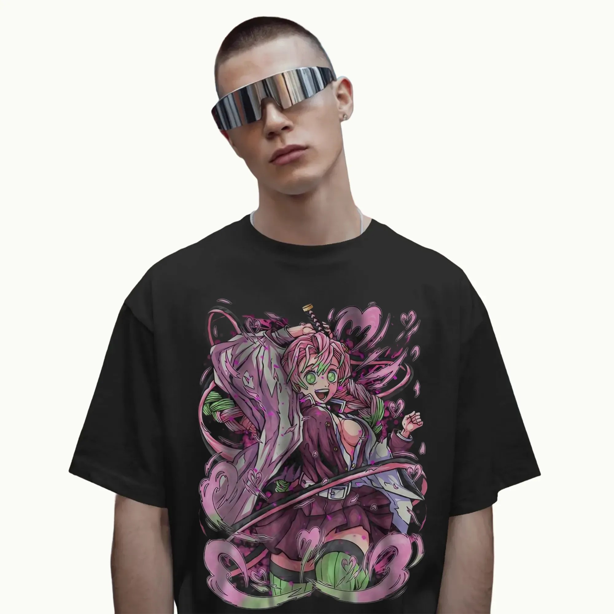 Demon Slayer Sexy Mitsuri Kanroji Love Hashira Kimetsu no Yaiba Anime Graphic T Shirt