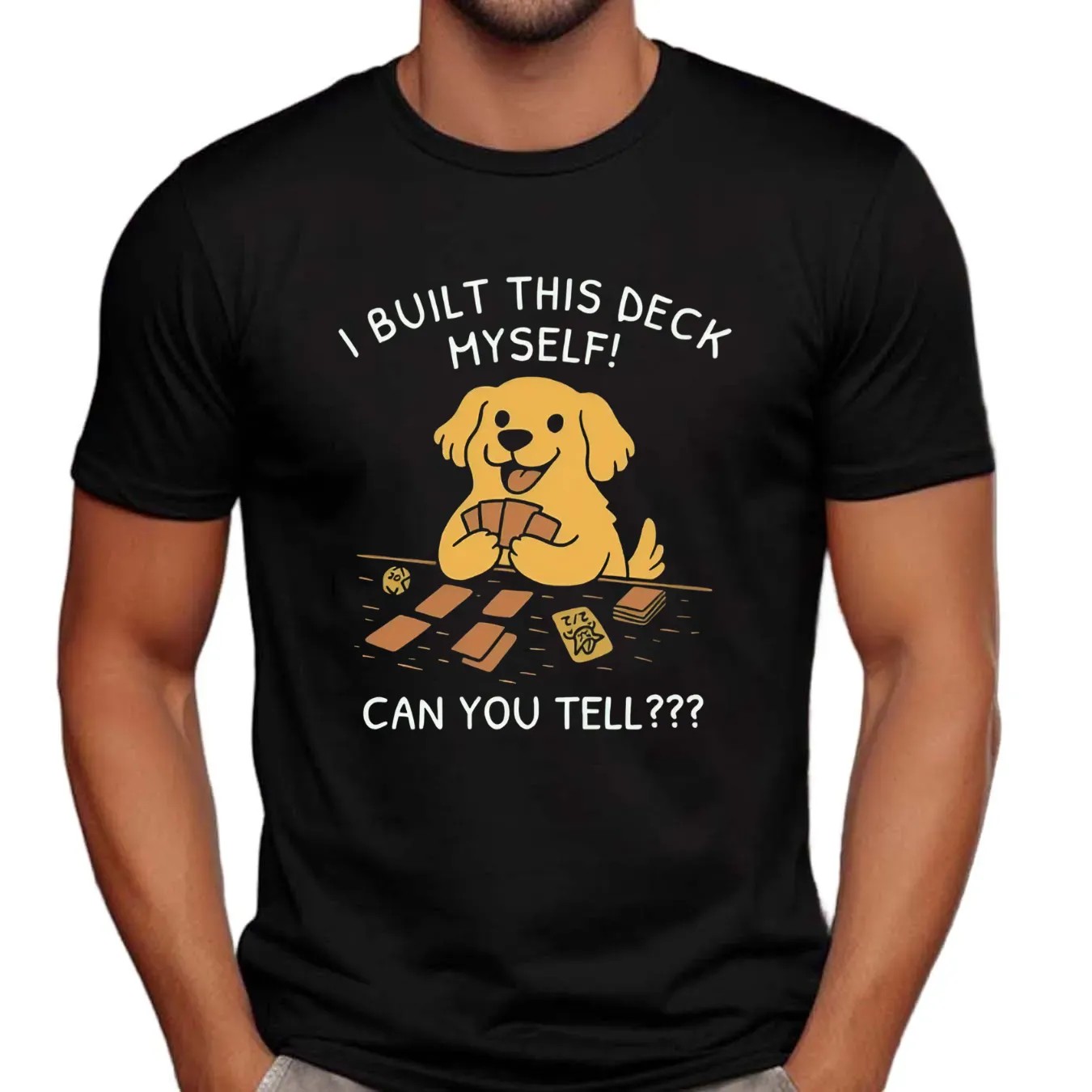 Dog I Built This Deck Myself Can You Tell Gundam T Shirt