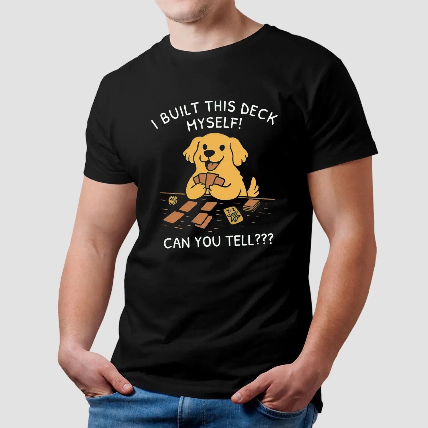 Dog I Built This Deck Myself Can You Tell Gundam T Shirt