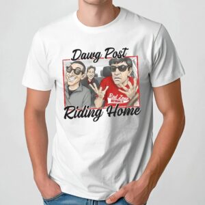 Dawg Post Riding Home Red Zone Athens GA T Shirt