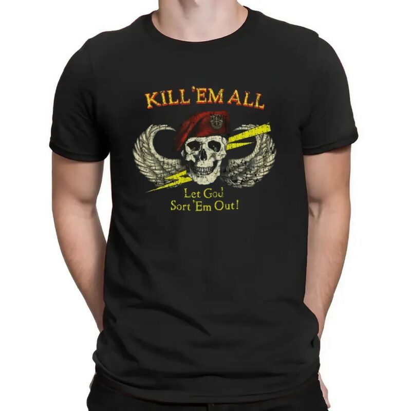 Gerard Way Special Forces Kill 'Em All 1986 T Shirt