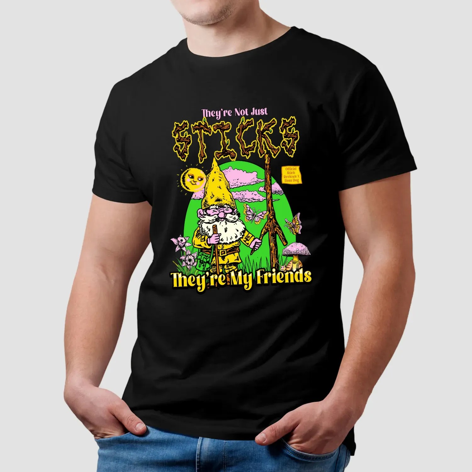Gnome They're Not Just Sticks They Are My Friends T Shirt