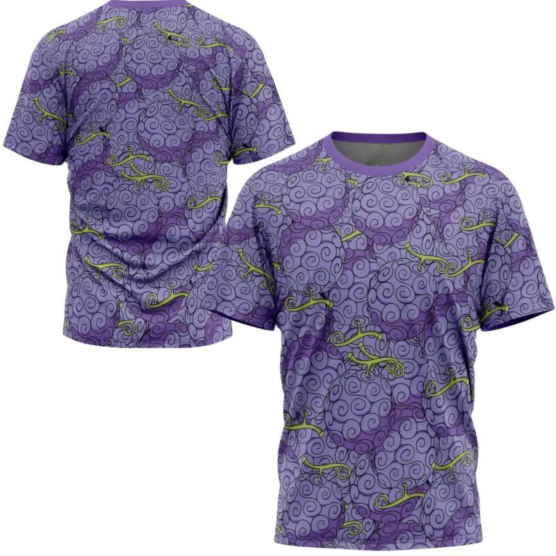 Gomu Gomu No Mi One Piece All Over Print T Shirt