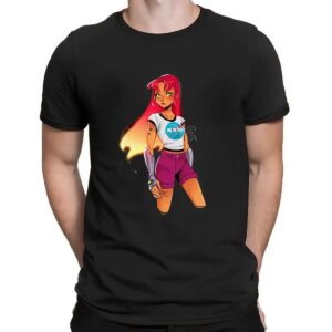 Starfire NASA Teen Titans Go vs Teen Titans DC Comics T Shirt