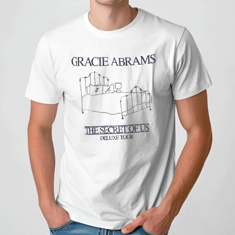 Gracie Abrams The Secret Of Us Deluxe Tour Bed T Shirt