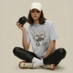 Inosuke Hashibira Ink Art Demon Slayer Boar Mask and Dual Swords T Shirt