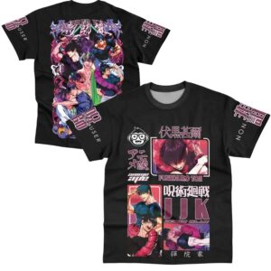 Fushiguro Toji V2 Jujutsu Kaisen Anime 2 Sides T Shirt