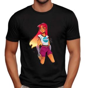 Starfire NASA Teen Titans Go vs Teen Titans DC Comics T Shirt