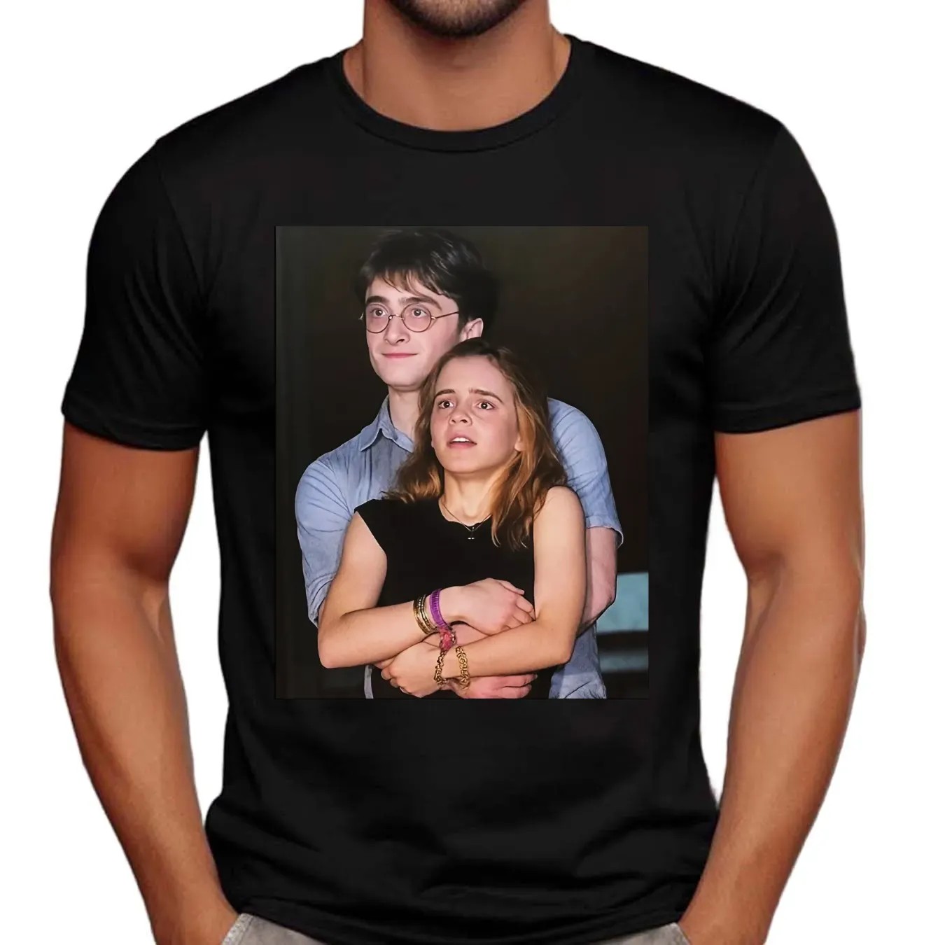 Harry Potter Hug Hermione Granger Embarrassing Moment Coldplay Concert Meme T Shirt