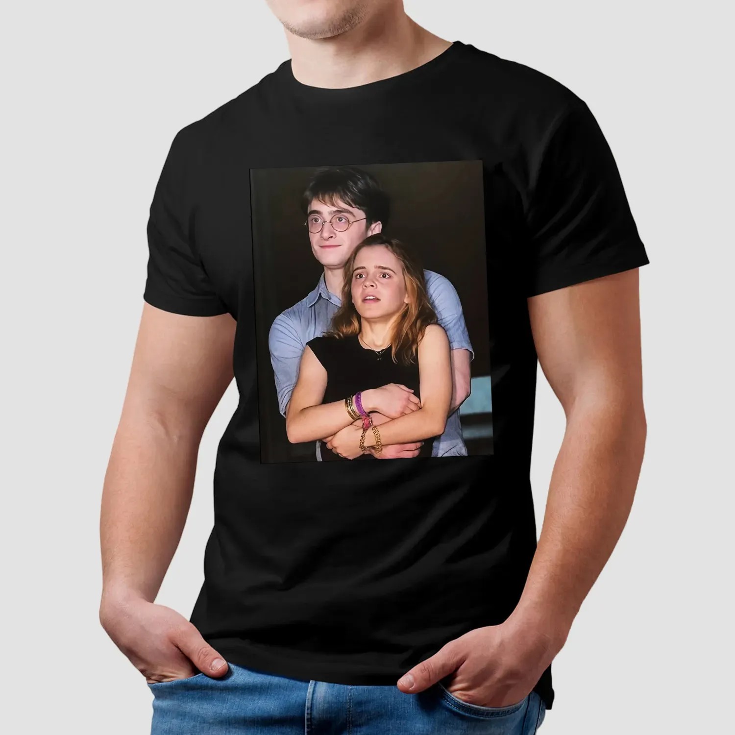 Harry Potter Hug Hermione Granger Embarrassing Moment Coldplay Concert Meme T Shirt