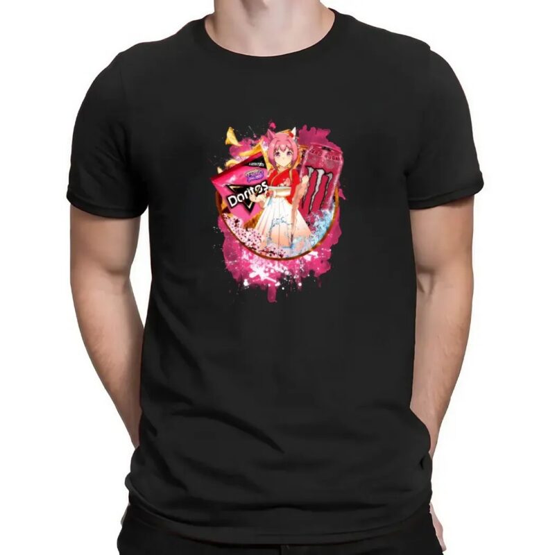 Haru Urara New Year Uma musume Pretty Derby Monster Energy Zero Sugar Doritos Bacon Cheeseburger T Shirt