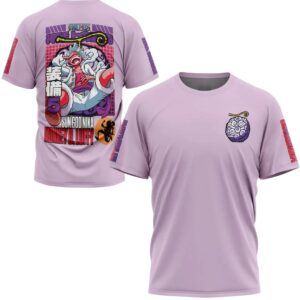 Monkey D Luffy Gear 5th Sun God Nika One Piece All Over Print T Shirt
