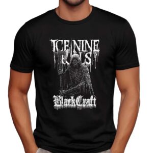 Ice Nine Kills X Blackcraft Decayed Reaper Horror T Shirt