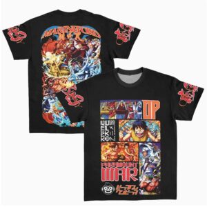 Marineford War One Piece Anime T Shirt