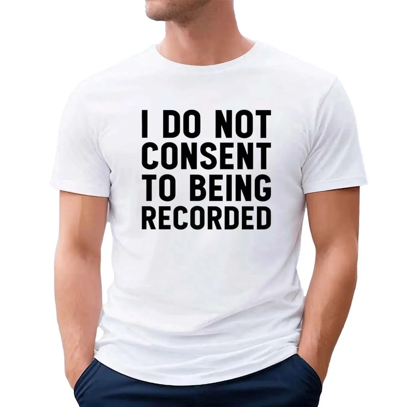 I Do Not Consent To Being Recorded Meme T Shirt