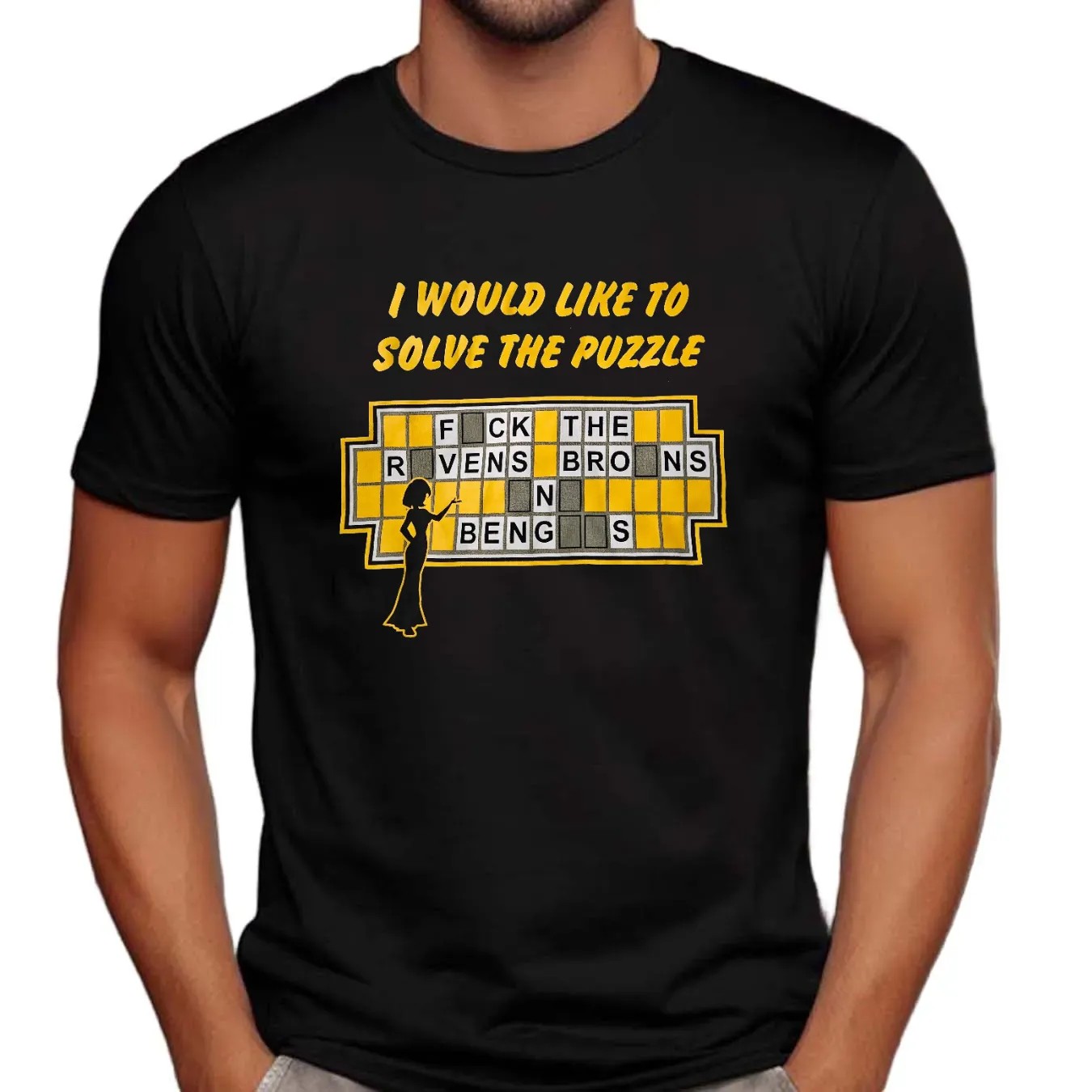 I Would Like To Solve The Puzzle Fck The Ravens T Shirt