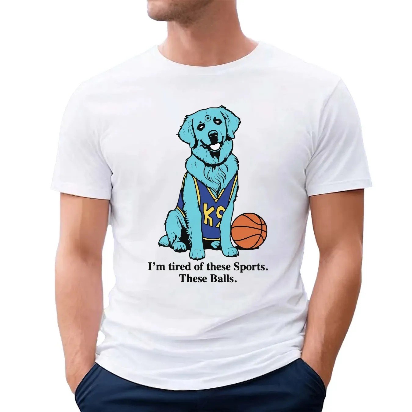 I'm Tired Of These Sports These Balls Humorous K9 Dog Dr Manhattan Parody Meme T Shirt