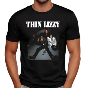 Thin Lizzy Rock Band Album Tour Concert T Shirt
