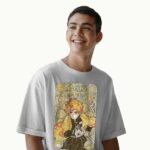 Zenitsu Agatsuma Demon Slayer Art Nouveau Anime T Shirt