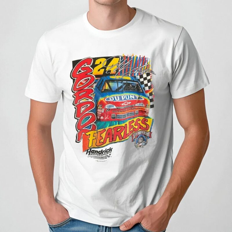 Jeff Gordon Fearless NASCAR Racing Signature Fan T Shirt