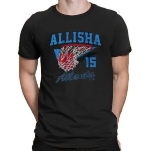 Allisha Gray 15 Atlanta Dream Basketball Retro Swish T Shirt