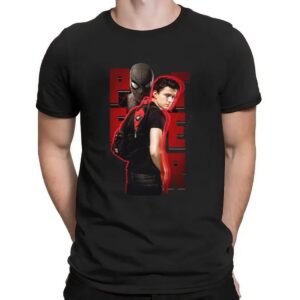 Tom Holland and Spider Man 2025 Peter Parker Looking Back T Shirt