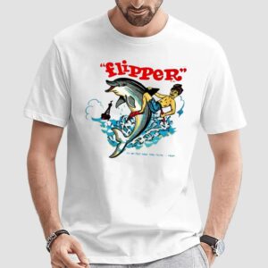 Flipper Dolphin 1969 Ivan Tors Films Vintage T Shirt