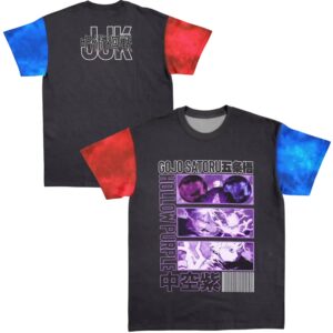 Gojo Satoru Hollow Purple Jujutsu Kaisen Anime Streetwear T Shirt