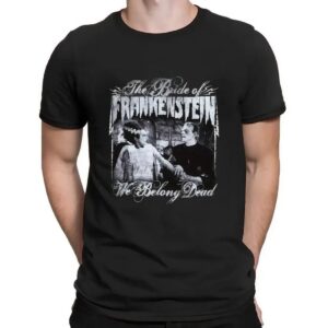 Rock Rebel Universal Monsters The Bride Of Frankenstein Belong Dead T Shirt
