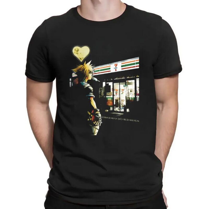 Kingdom Hearts Sora At 7 Eleven Convenience Store I've Learned That Deep Down There's A LIght That Never Goes Out Parody Mashup T Shirt