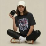Demon Slayer Inosuke 3 Forms Boar Mask Human Face Battle Anime T Shirt