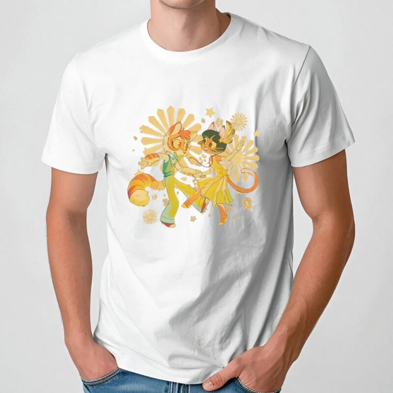 Lackadaisy Mitzi and Rocky Dancing T Shirt