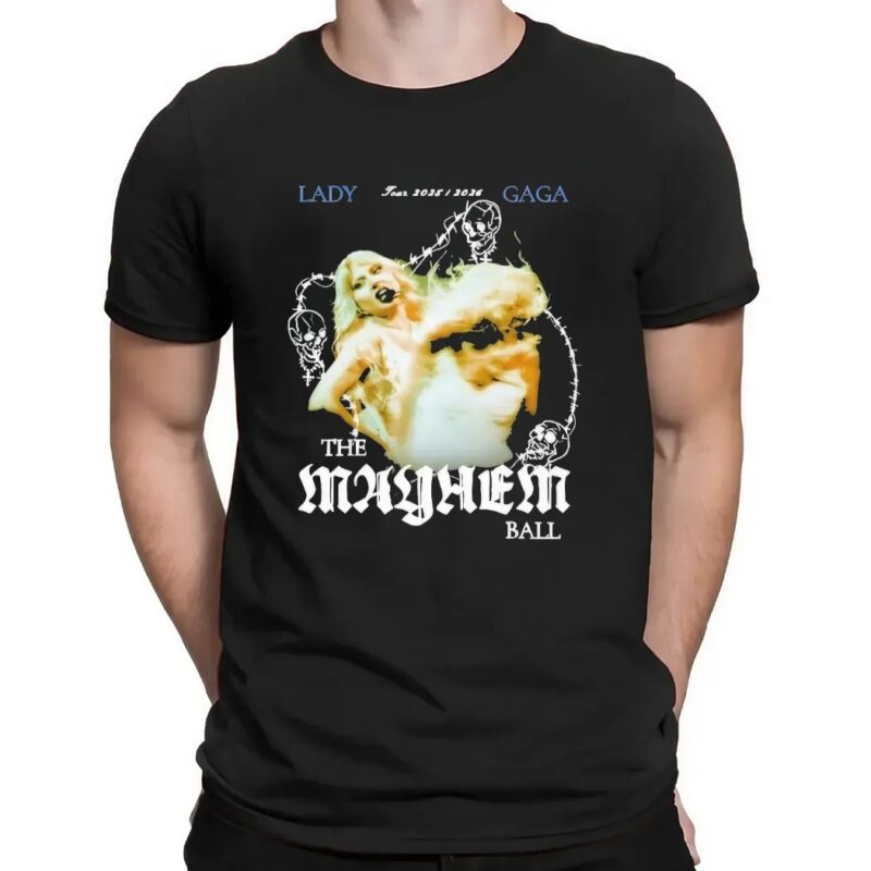 Lady Gaga The Mayhem Ball 2025 2026 Tour T Shirt