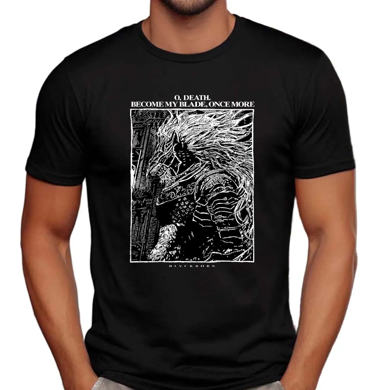 Maliketh The Black Blade O Death Become My Blade Once More T Shirt