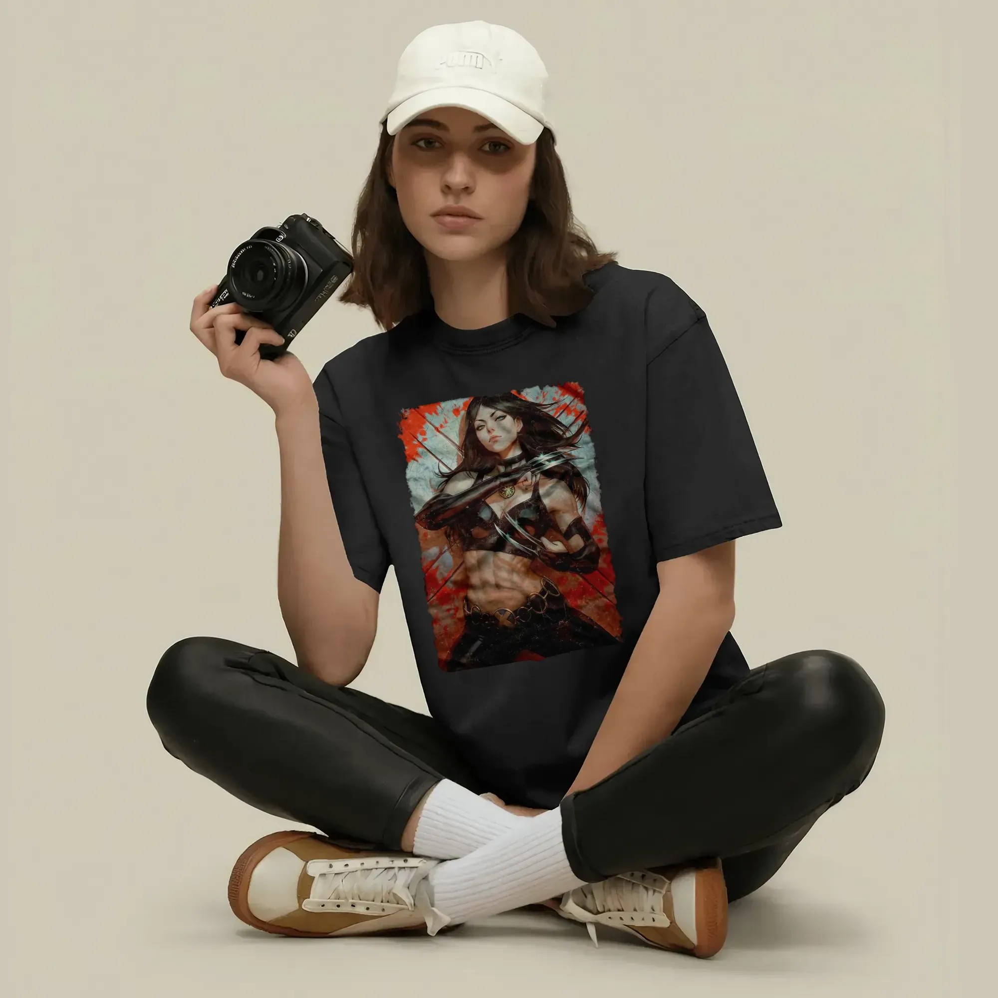 Marvel X-23 Wolverine Laura Kinney X-Men Comic Superhero Claw Graphic T Shirt