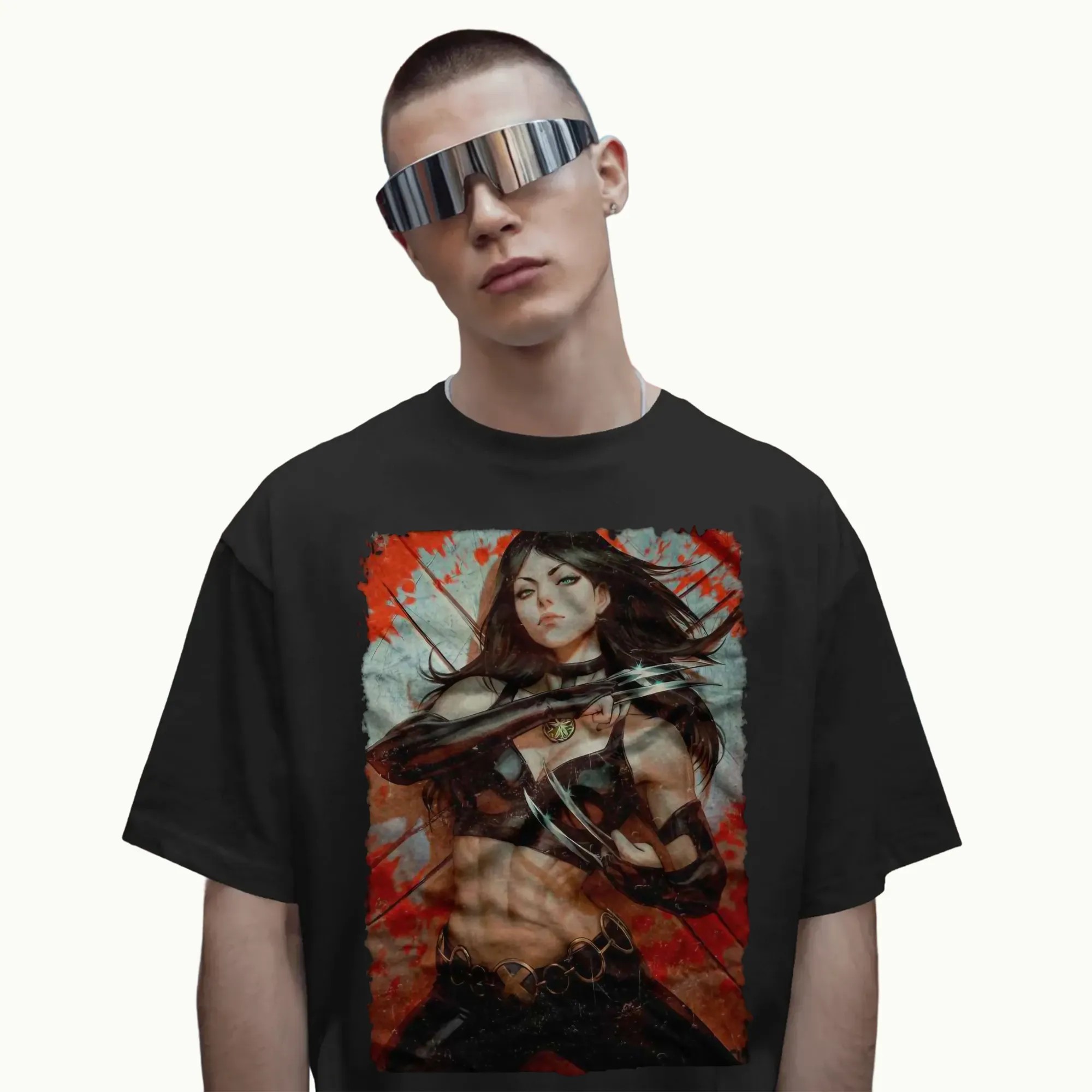 Marvel X-23 Wolverine Laura Kinney X-Men Comic Superhero Claw Graphic T Shirt