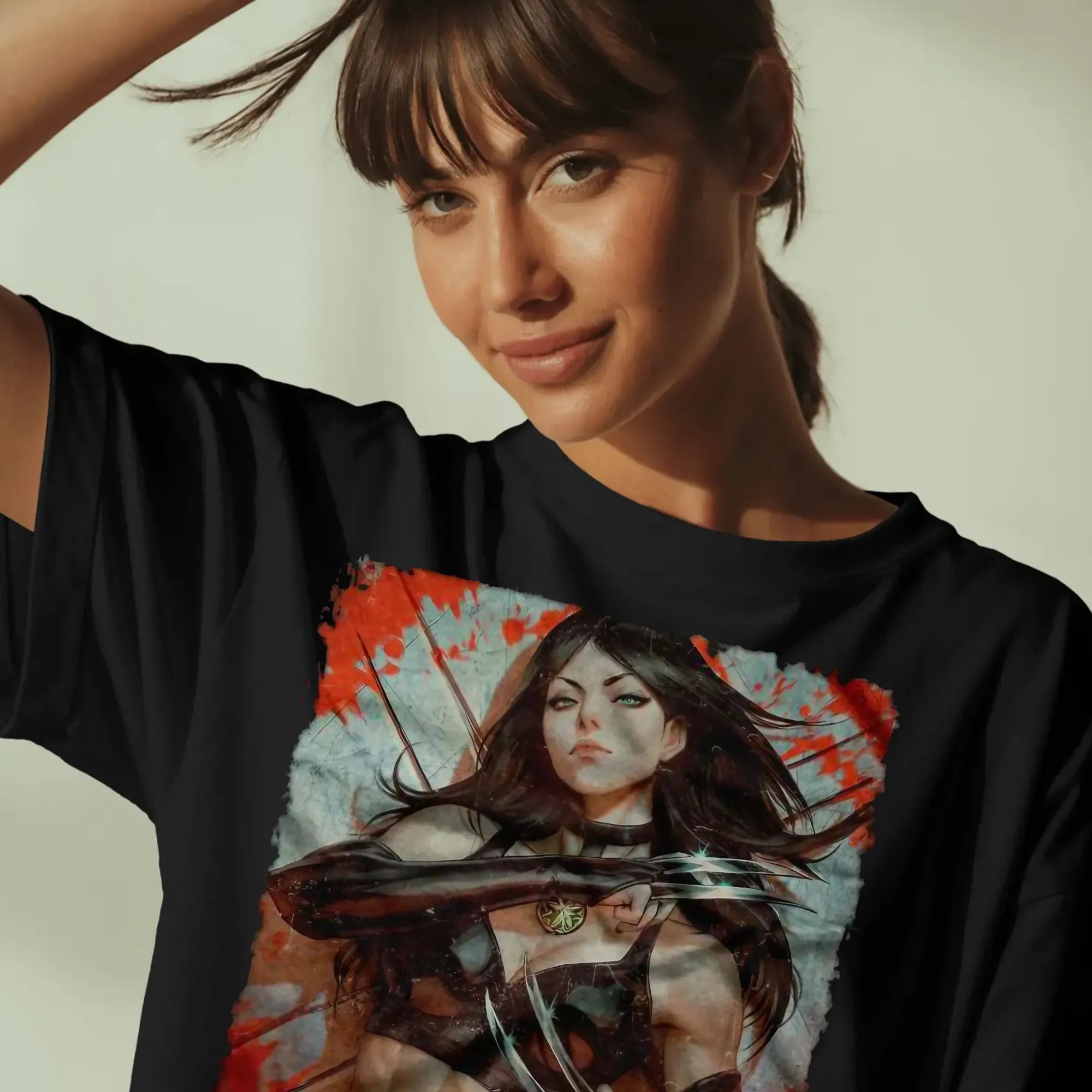 Marvel X-23 Wolverine Laura Kinney X-Men Comic Superhero Claw Graphic T Shirt