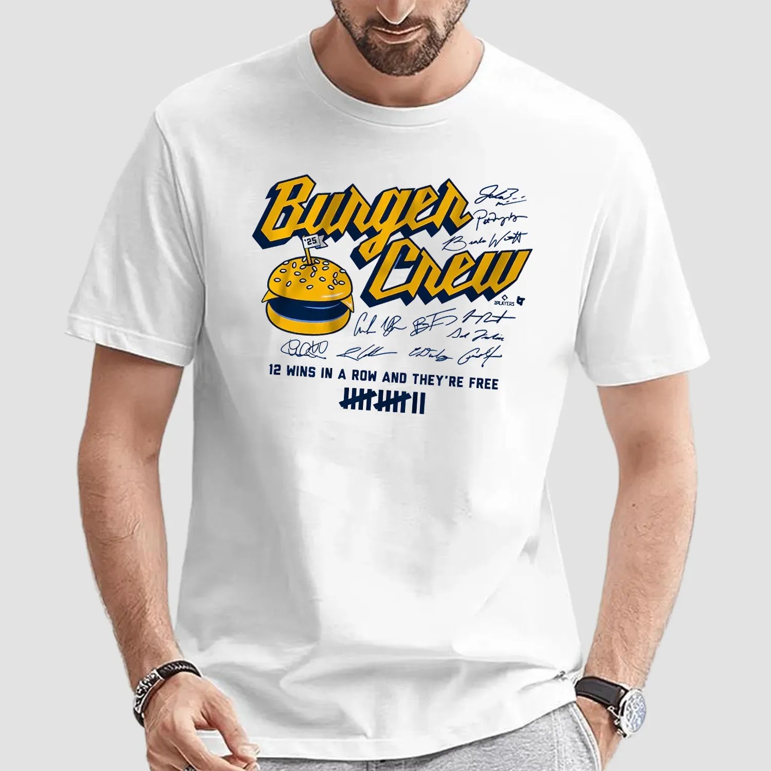 Milwaukee Burger Crew 12 Wins In A Row And They're Free Signatures T Shirt